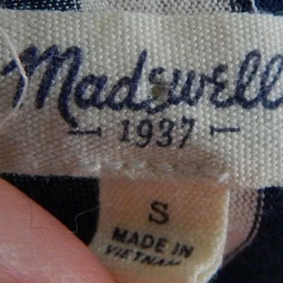 Madewell Anthem Side Slit Striped Tee - Picture 5 of 5